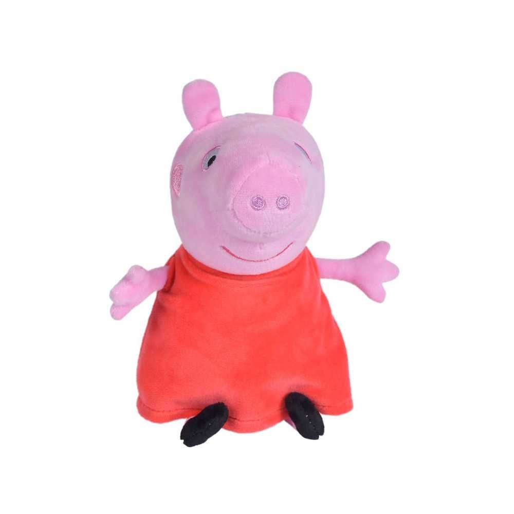 Simba Mascot set Peppa Pig George Mom Dad Pig in the car ZA5436