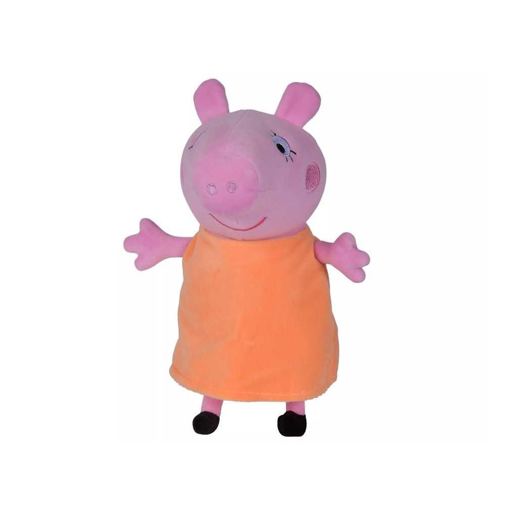 Simba Mascot set Peppa Pig George Mom Dad Pig in the car ZA5436