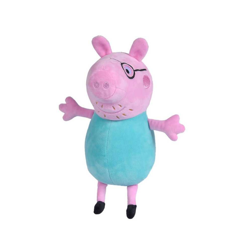 Simba Mascot set Peppa Pig George Mom Dad Pig in the car ZA5436