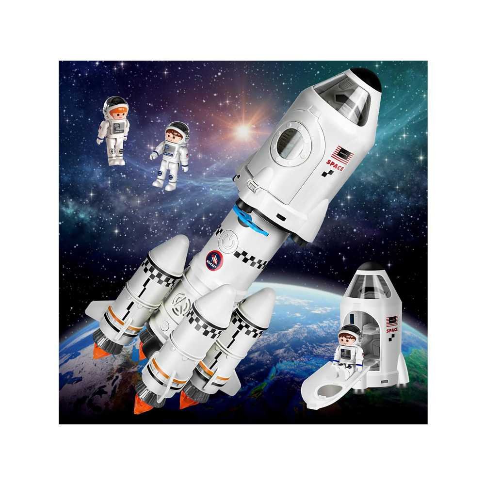 Space Station Rocket Shuttle Projector Set + Figures ZA5455