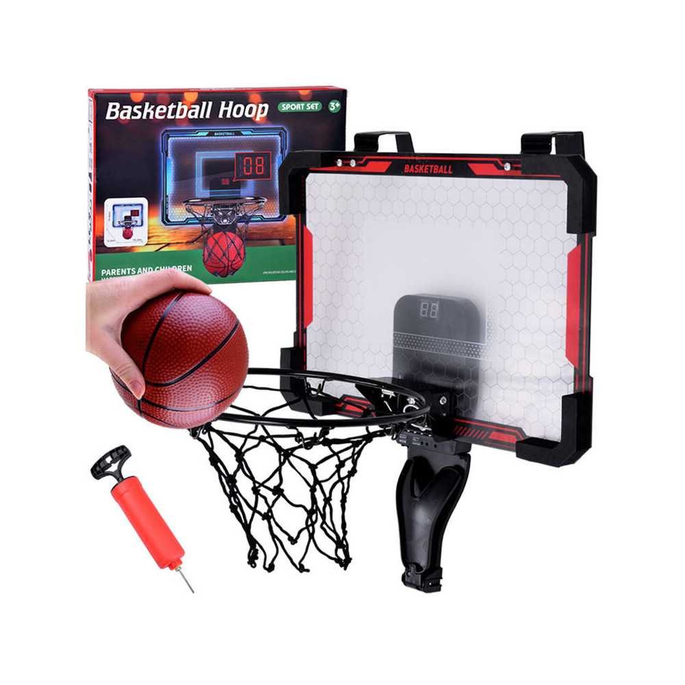 Set of basketball backboard, basket, point counter, ball SP0809