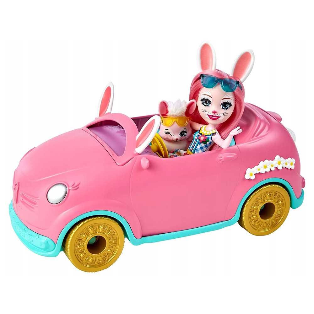 Lėlė Bree Bunny Enchantimals su automobiliu ZA5468-Laikina-e-vaikas