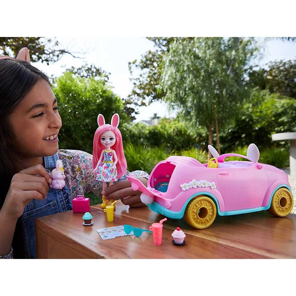 Enchantimals bunny car doll Bree Bunny Mobile accessories car ZA5468