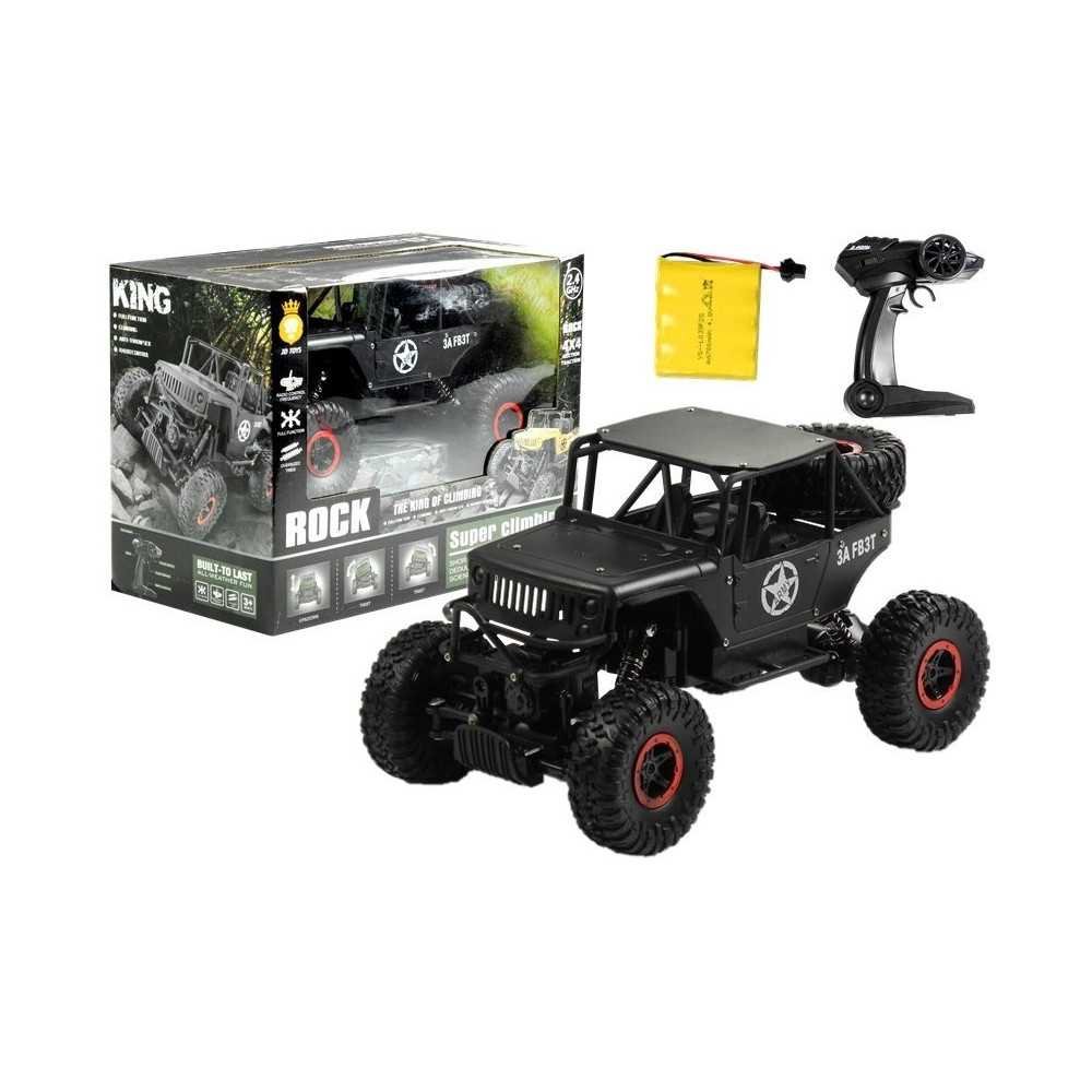 Auto Zdalnie Sterowane Jeep R/C 1:18 Czarne