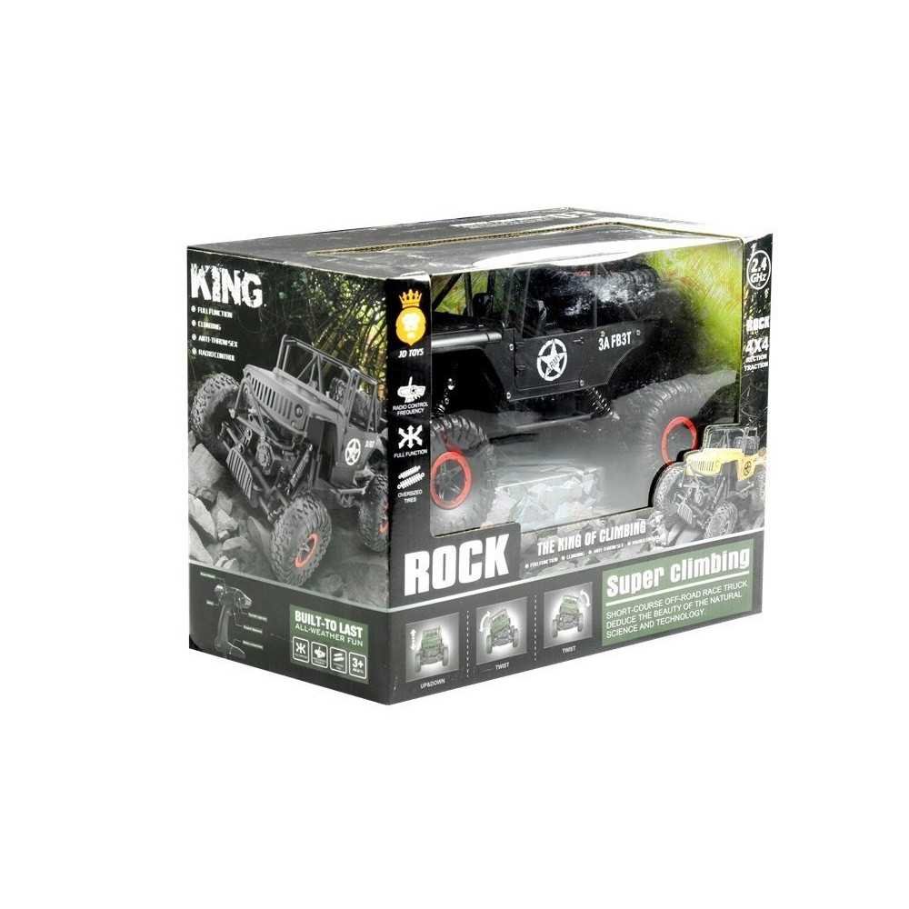 Auto Zdalnie Sterowane Jeep R/C 1:18 Czarne