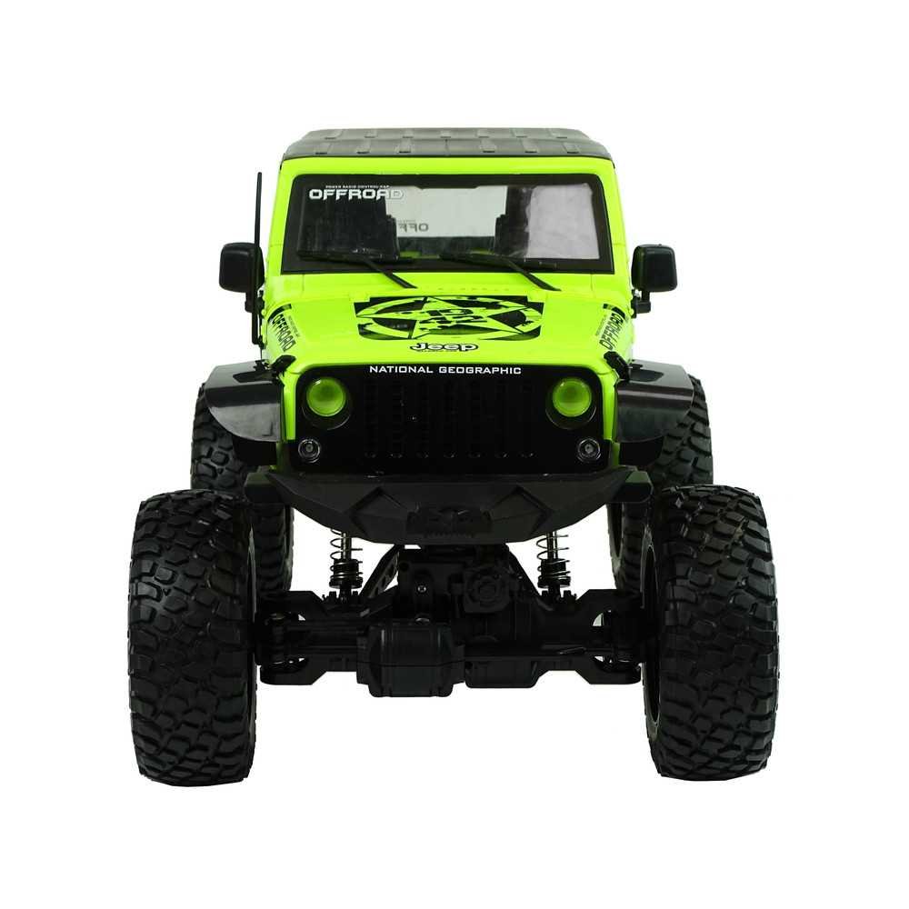 Nuotoliniu būdu valdomas Rock Crawler 2.4 GHz 4x4, žalias-Žaislai, Auto ir transporto žaislai, Valdomos radijo bangomis-e-vaikas