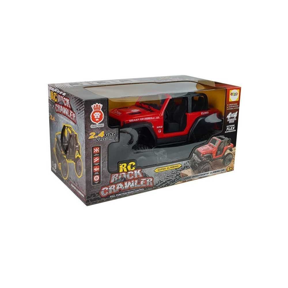 Red Remote Controlled Jeep Terrain Car 2.4G