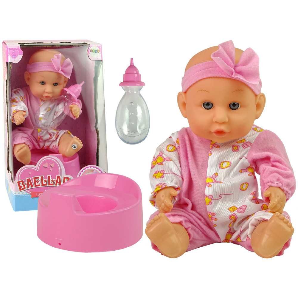 Pink Baby Doll Potty Drink Pee 24 cm