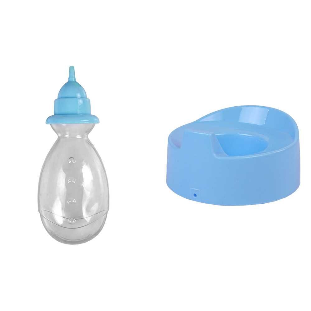 Blue Baby Doll Potty Drink Pee 24 cm