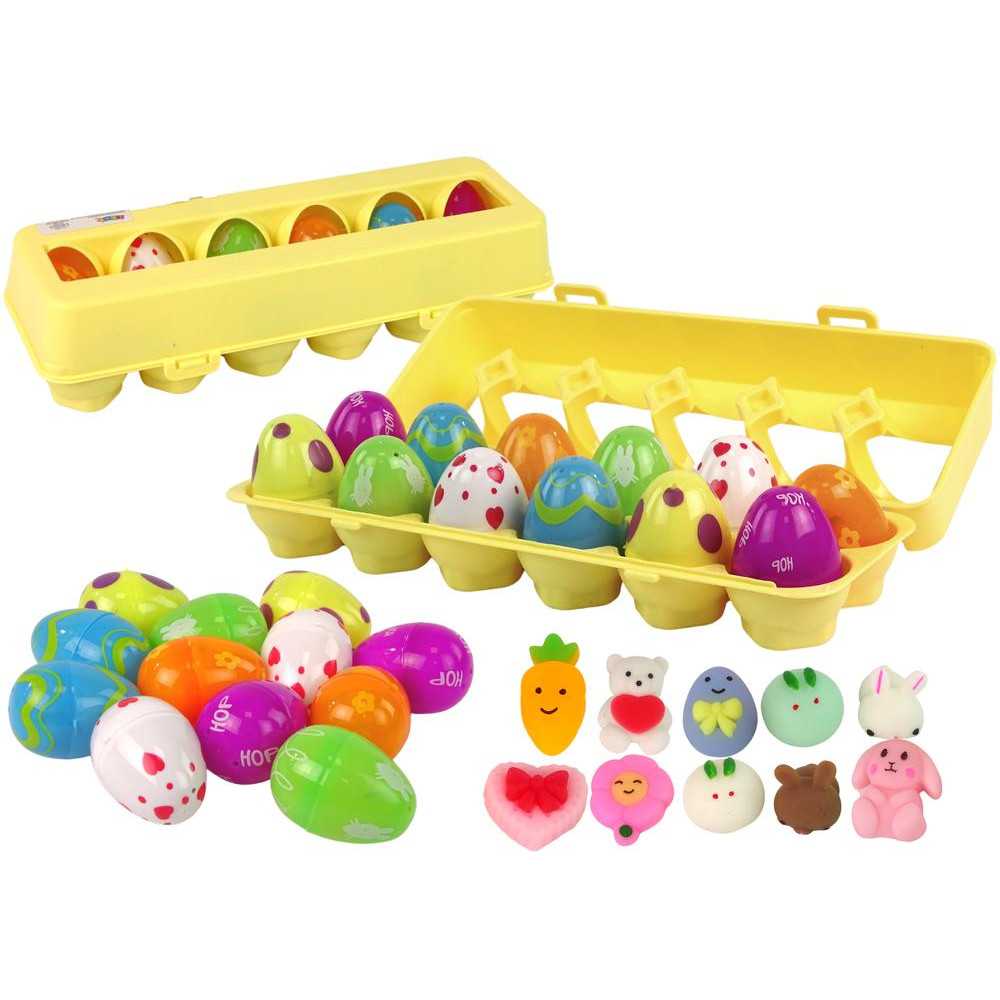 Squishy Easter Eggs Set 12 Pieces