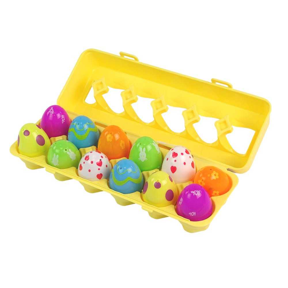 Squishy Easter Eggs Set 12 Pieces