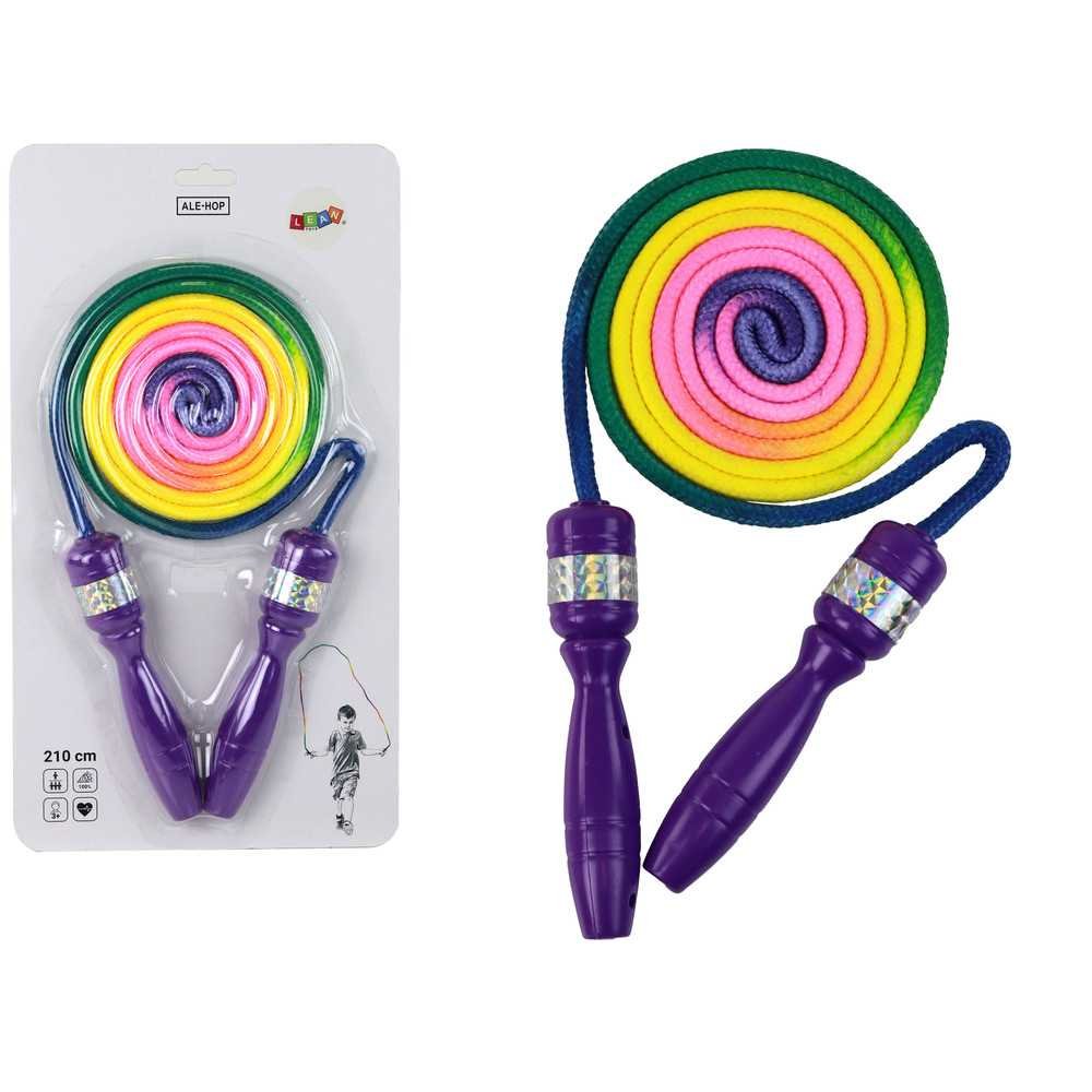 Rainbow Jump Rope Purple Hands Movement Motor Coordination