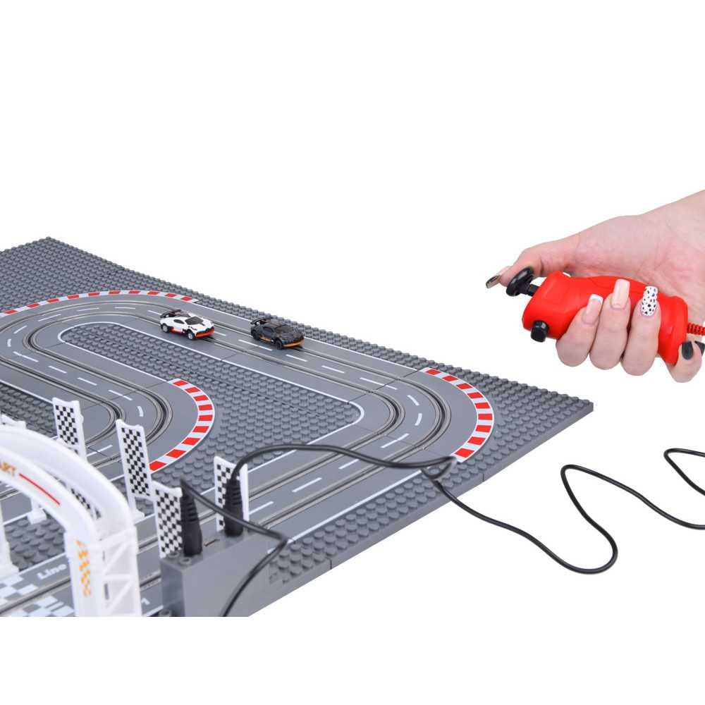 Bugatti Race Track with Blocks 2 Remote Control Cars! Super fun RC0664