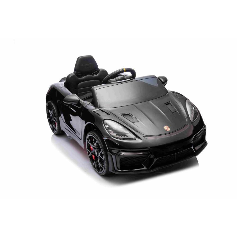 Elektromobilis Porsche 718, Black-Elektromobiliai vaikams, Mašinos-e-vaikas