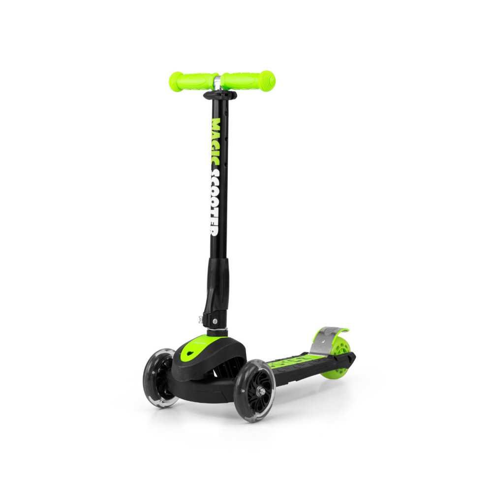 Paspirtukas Milly Mally Magic Scooter, Green-Judėjimui, Paspirtukai vaikams-e-vaikas