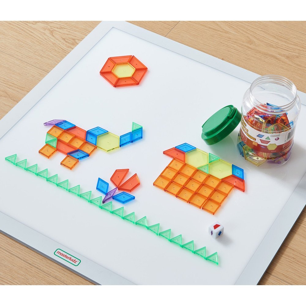 MASTERKIDZ Zestaw Klocki Montessori Tangram Mozaika 140 el.					