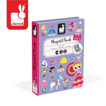 Janod - Magnetic Puzzle Princess Magnetibook collection 2018