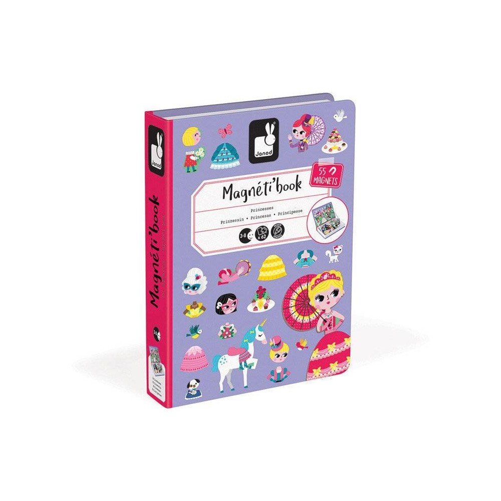 Janod - Magnetic Puzzle Princess Magnetibook collection 2018
