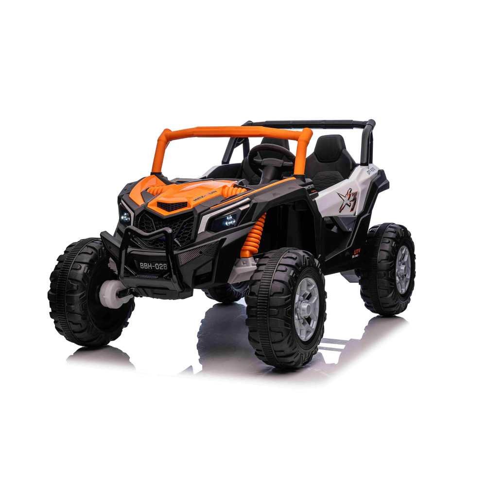 Elektromobilis UTV X3 Off-Road, Orange-Elektromobiliai vaikams, Keturračiai ir bagiai-e-vaikas