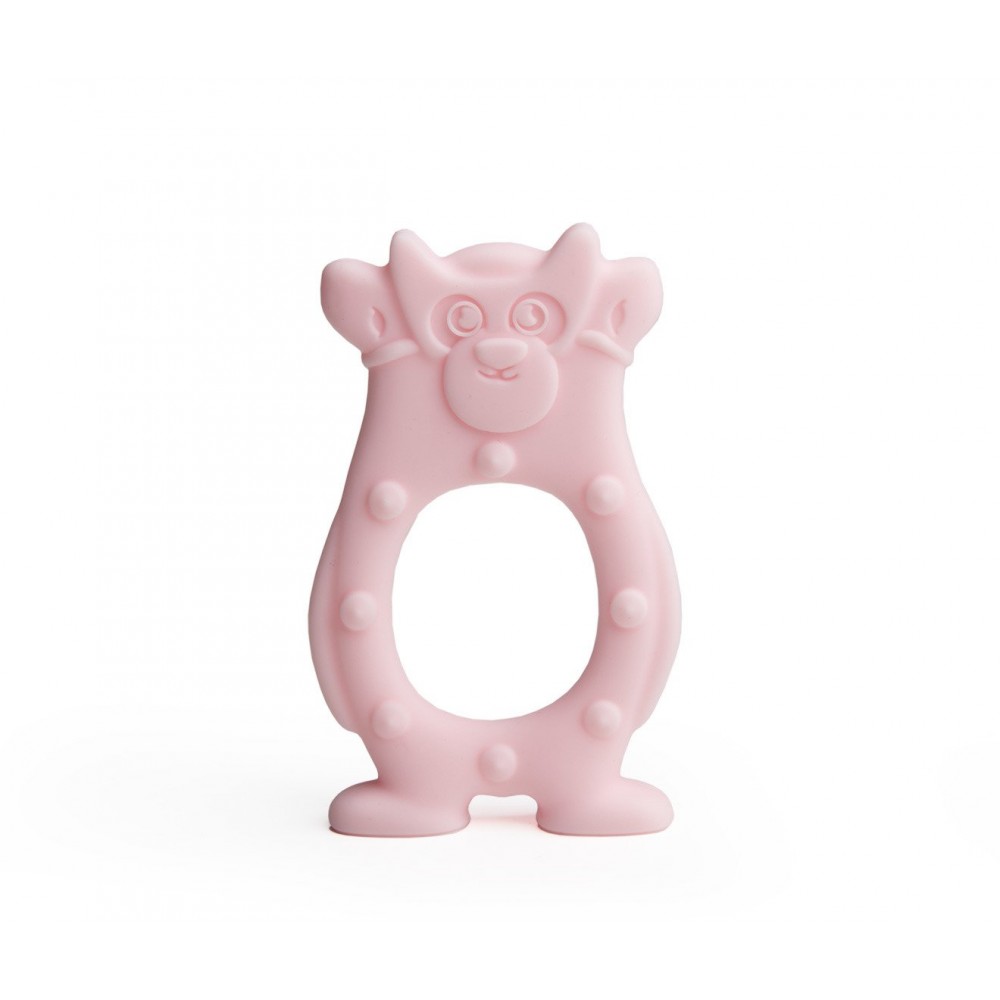 Herobility - Teether Bear Pink, 3m +