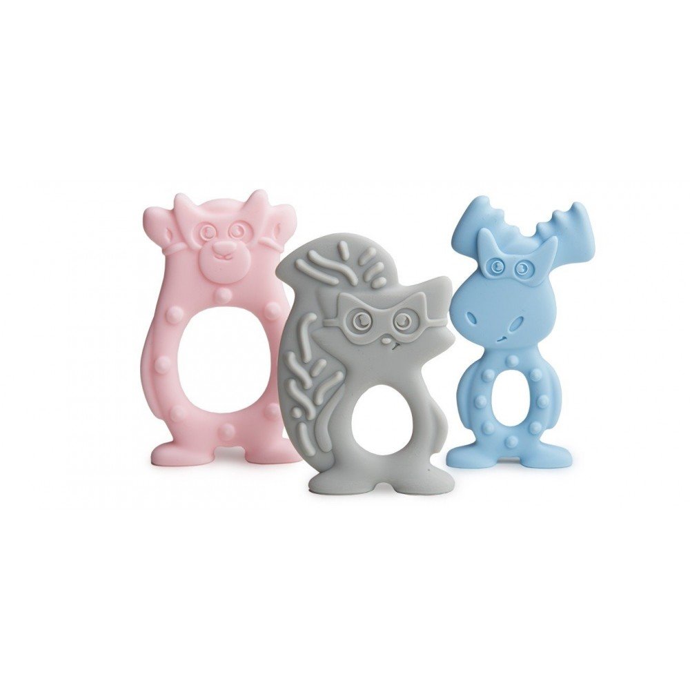 Herobility - Teether Bear Pink, 3m +