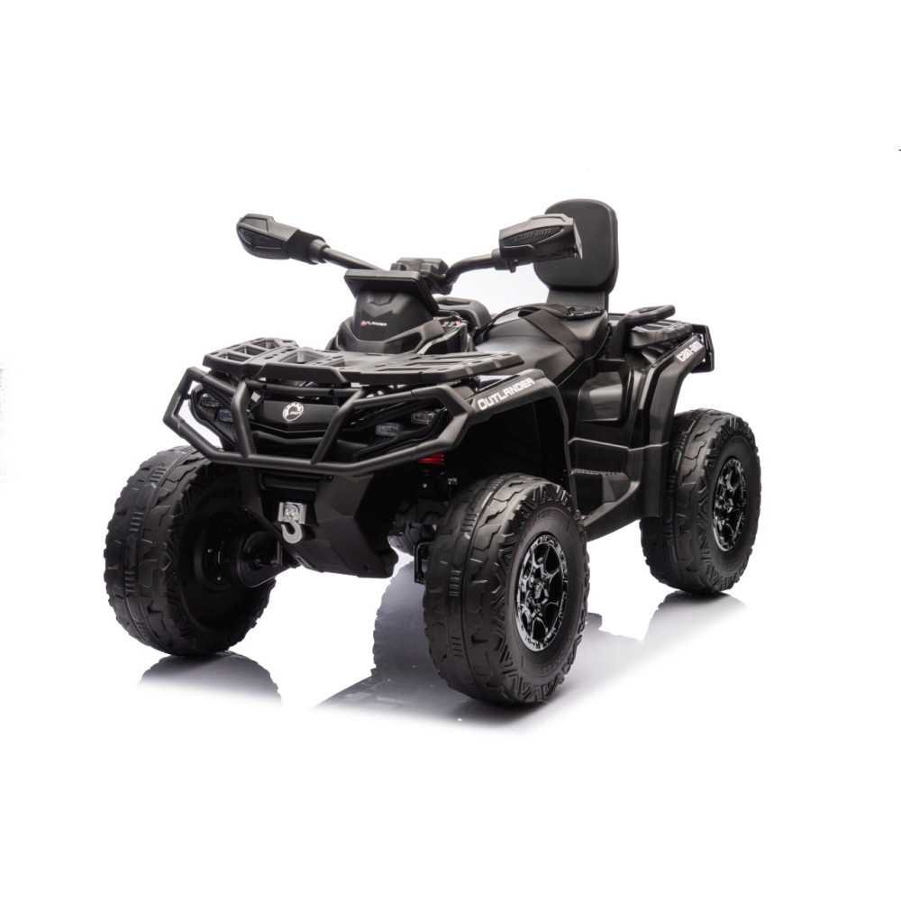 Elektrinis keturratis Can Am Outlander ATV nuotolinio valdymo, Black-Elektromobiliai vaikams, Keturračiai ir bagiai-e-vaikas