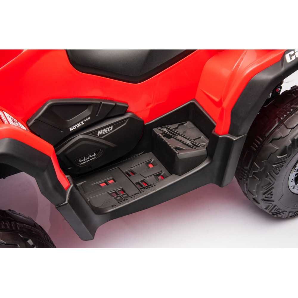 Elektrinis keturratis Can Am Outlander ATV nuotolinio valdymo, Red-Elektromobiliai vaikams, Keturračiai ir bagiai-e-vaikas