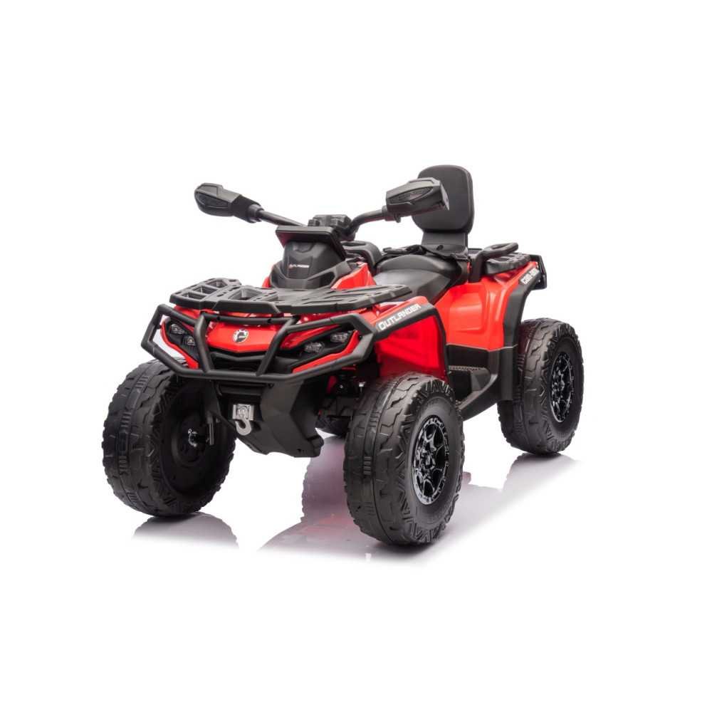 Elektrinis keturratis Can Am Outlander ATV nuotolinio valdymo, Red-Elektromobiliai vaikams, Keturračiai ir bagiai-e-vaikas