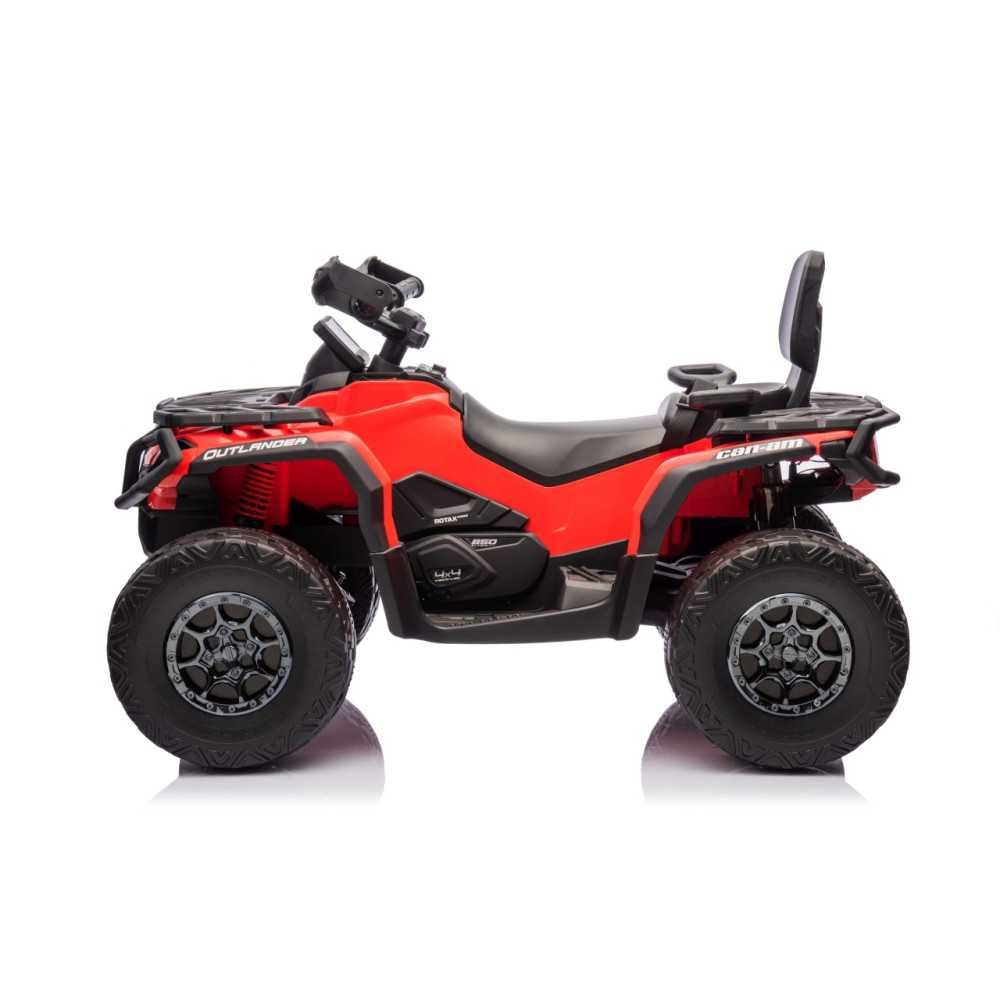 Elektrinis keturratis Can Am Outlander ATV nuotolinio valdymo, Red-Elektromobiliai vaikams, Keturračiai ir bagiai-e-vaikas