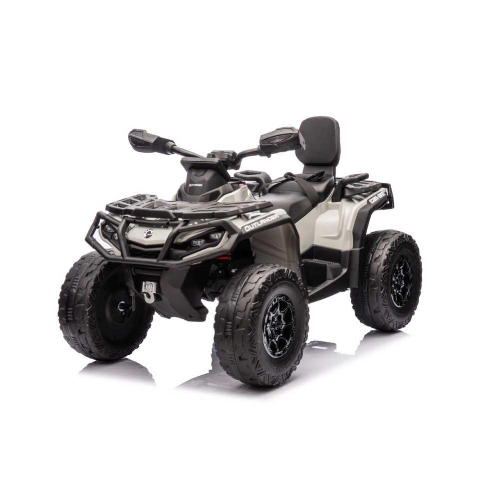 Elektrinis keturratis Can Am Outlander ATV nuotolinio valdymo, Grey-Elektromobiliai vaikams, Keturračiai ir bagiai-e-vaikas