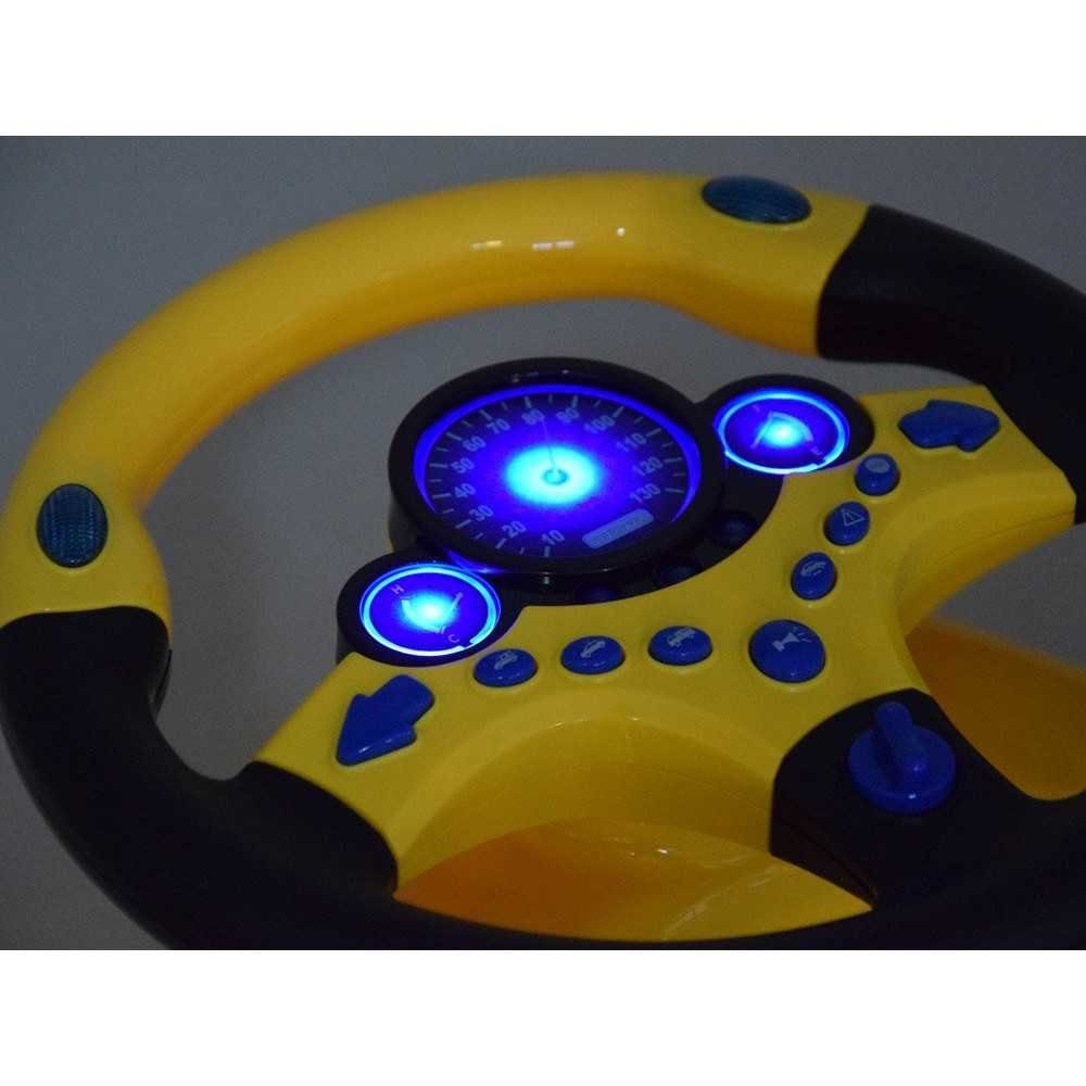 STEERING WHEEL Interactive toy Sound + light Vehicle sounds ZA3347