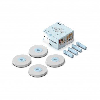 MODU - 4 x foam wheels, blue