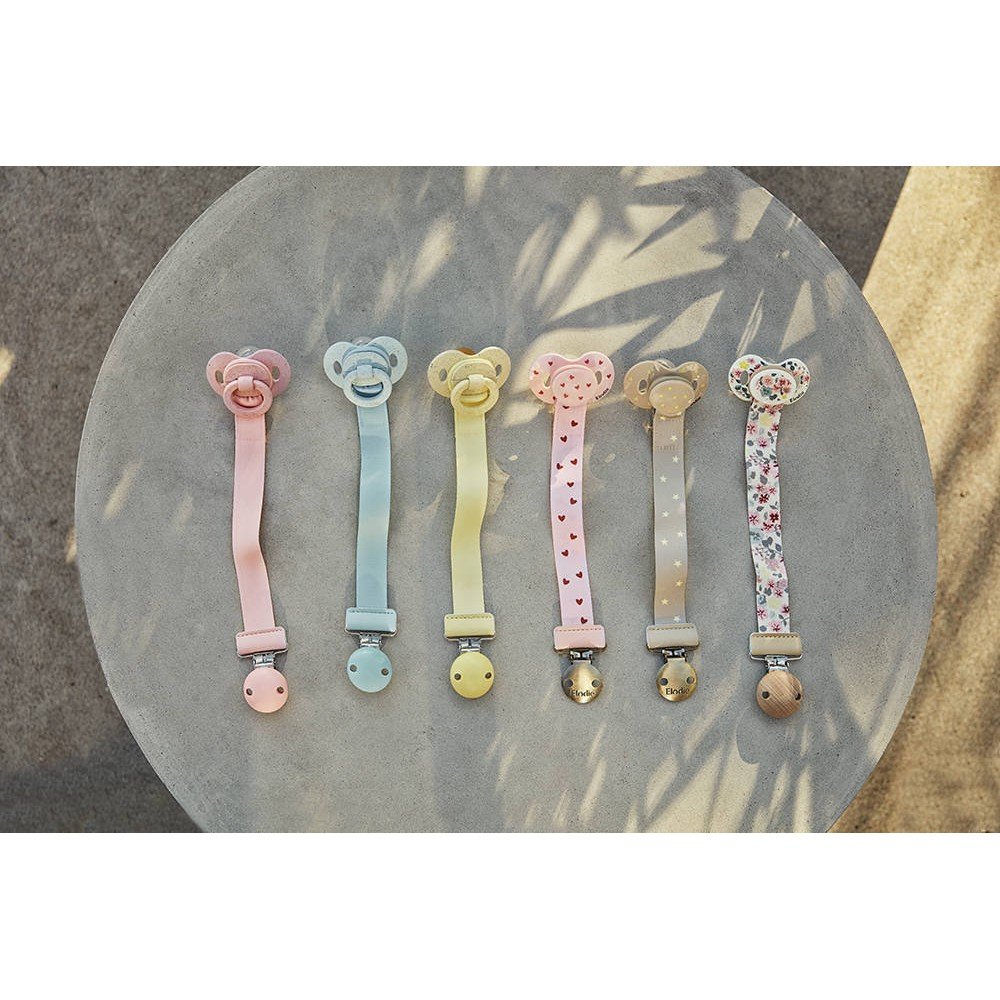 Elodie Details - Pacifier Clip Wood - Candy Pink