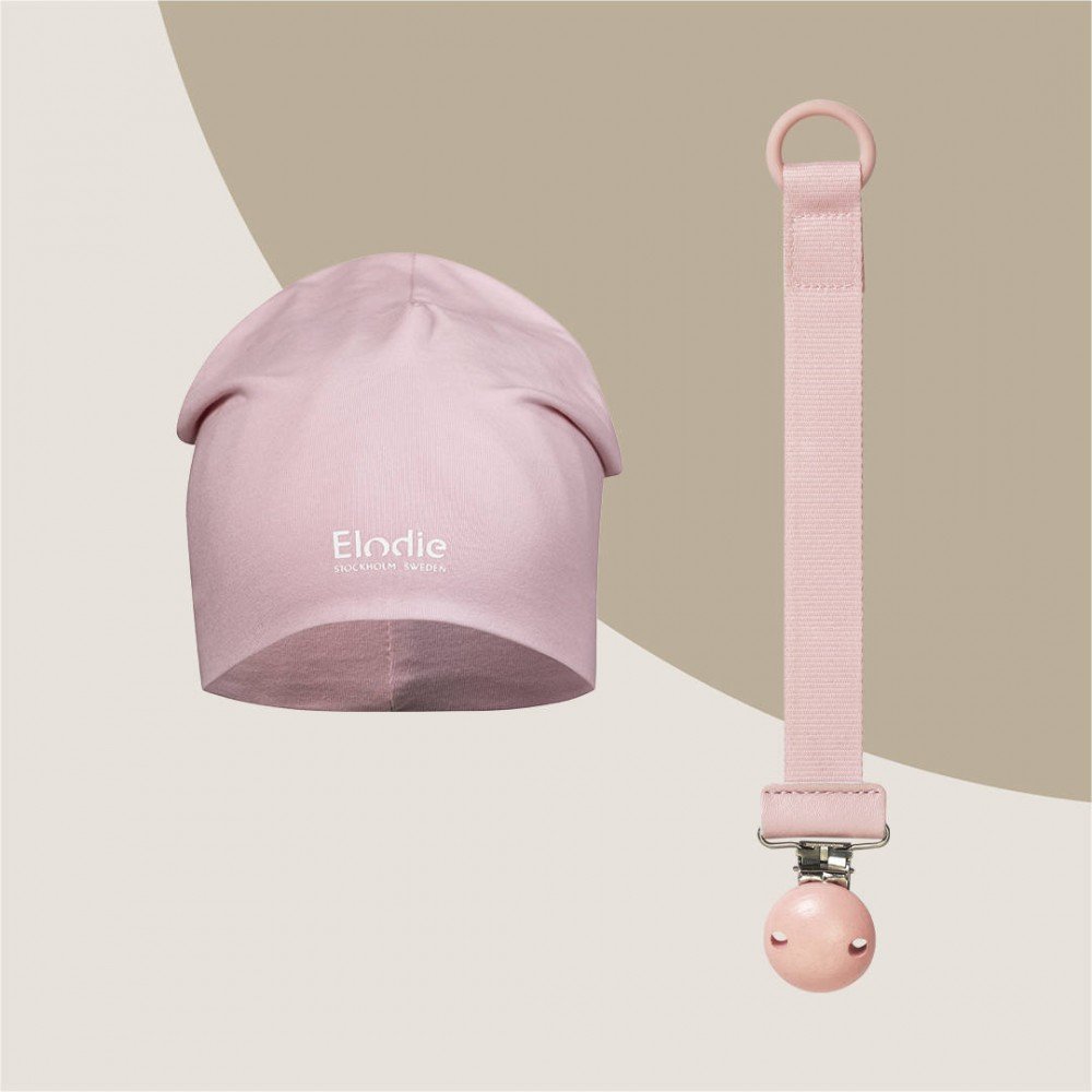 Elodie Details - Pacifier Clip Wood - Candy Pink