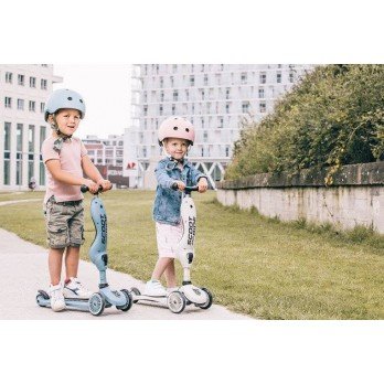 Šalmas SCOOTANDRIDE su atšvaitais, XXS-S, 1-5 m.