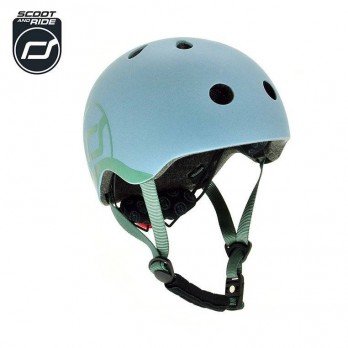 SCOOTANDRIDE - XXS-S helmet for children 1-5 years Steel