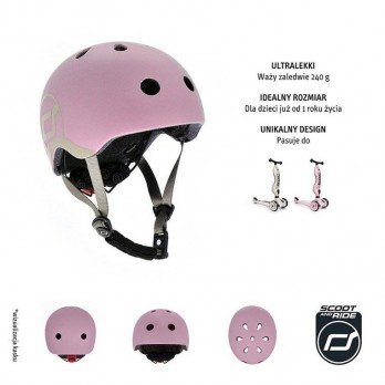 SCOOTANDRIDE - XXS-S helmet for children 1-5 years Steel