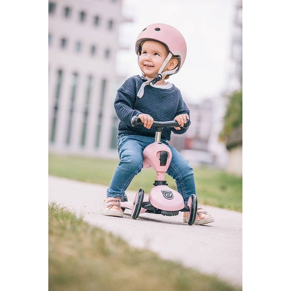 SCOOTANDRIDE - XXS-S helmet for children 1-5 years Steel