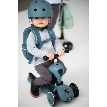 SCOOTANDRIDE - XXS-S helmet for children 1-5 years Steel