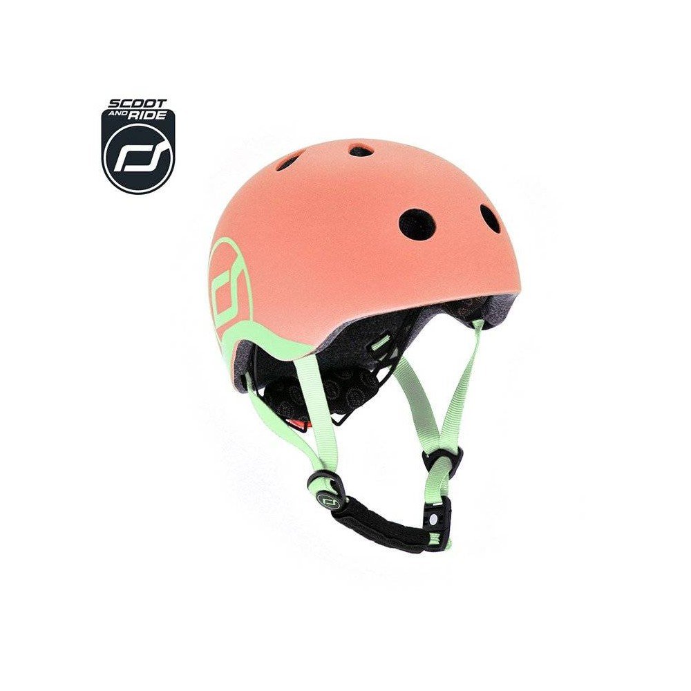 SCOOTANDRIDE - Kask XXS-S dla dzieci 1-5 lat Peach