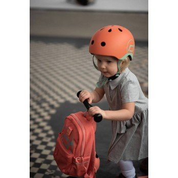 SCOOTANDRIDE - XXS-S helmet for children 1-5 years Peach