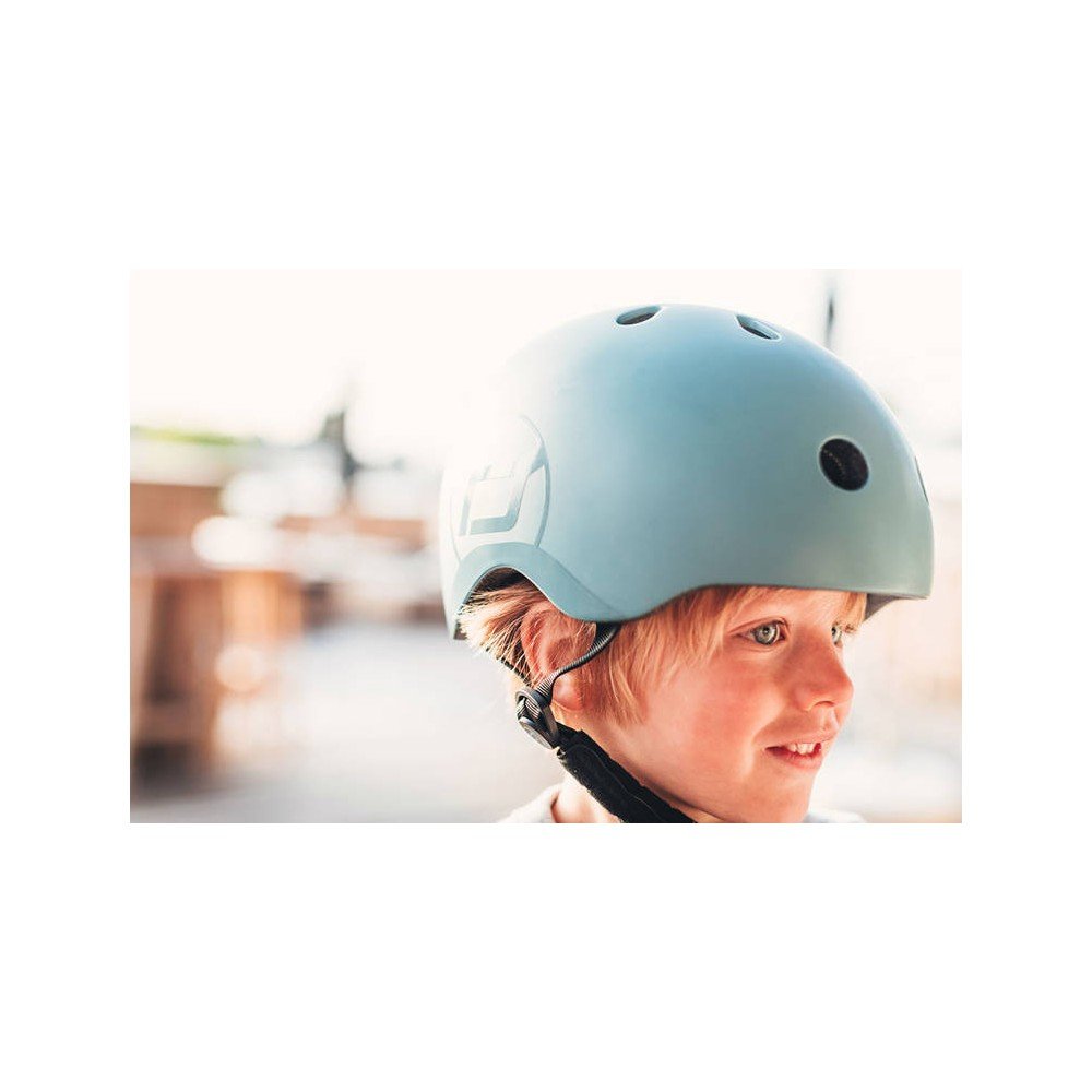 SCOOTANDRIDE - S-M helmet for children 3+ Steel