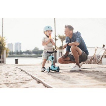 SCOOTANDRIDE - Highwaykick 2in1 Ride and scooter 1-5 years Blueberry