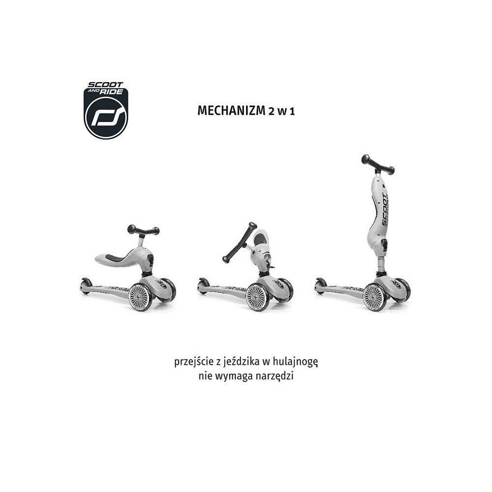 SCOOTANDRIDE - Highwaykick 2in1 Ride and scooter 1-5 years Forest