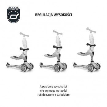 SCOOTANDRIDE - Highwaykick 2in1 Ride and scooter 1-5 years Steel