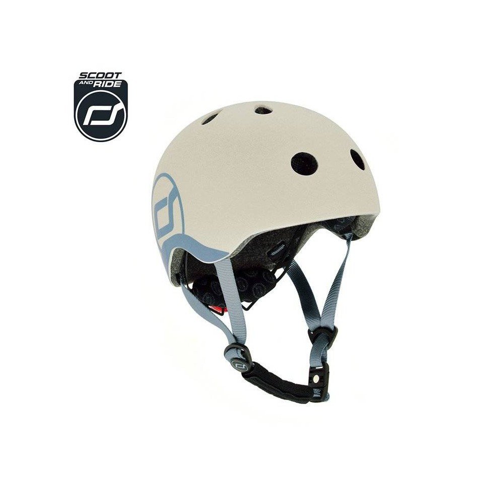 SCOOTANDRIDE - XXS-S helmet for children 1-5 years Ash