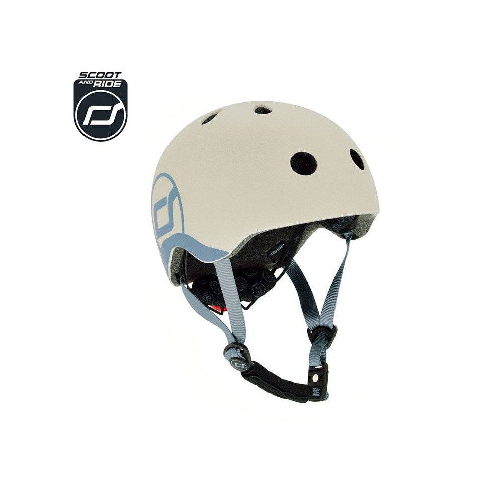 SCOOTANDRIDE - Kask XXS-S dla dzieci 1-5 lat Ash