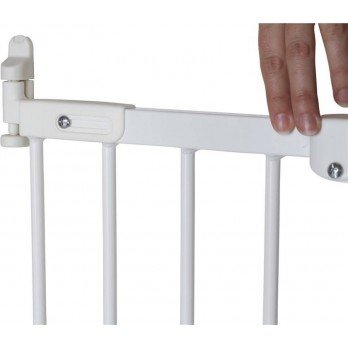 Baby Dan Safety Gate FlexiFit, metal, white