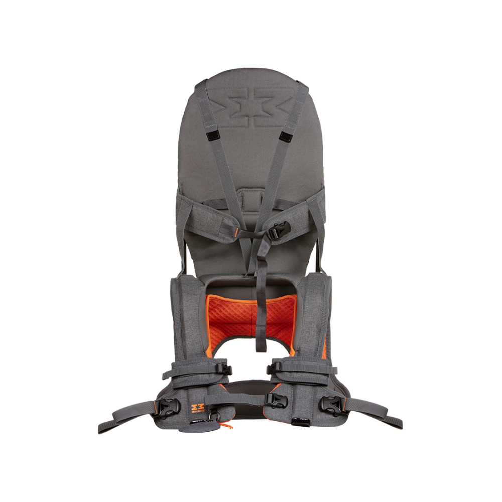 MiniMeis - The Shoulder Carrier - Grey - Orange