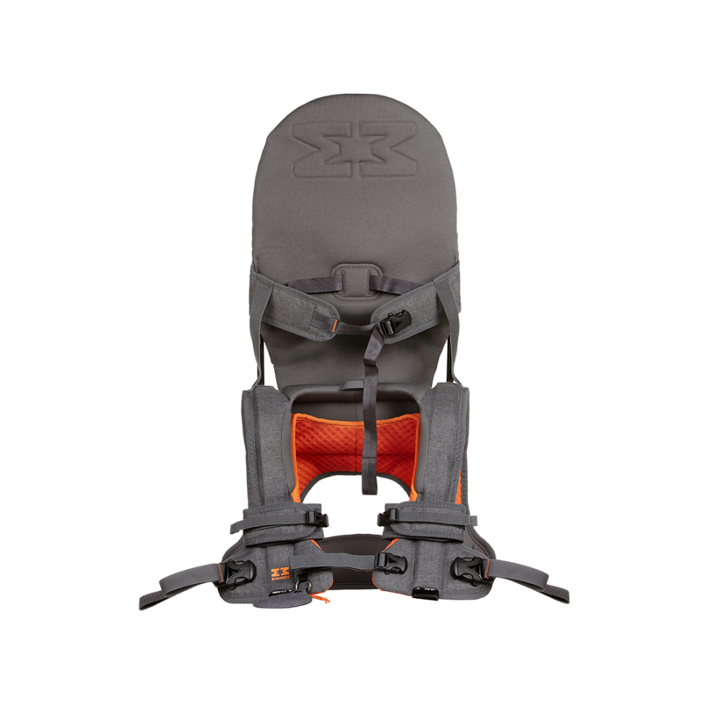 MiniMeis - The Shoulder Carrier - Grey - Orange